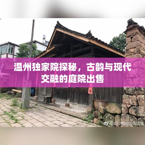 溫州獨家院探秘，古韻與現(xiàn)代交融的庭院出售