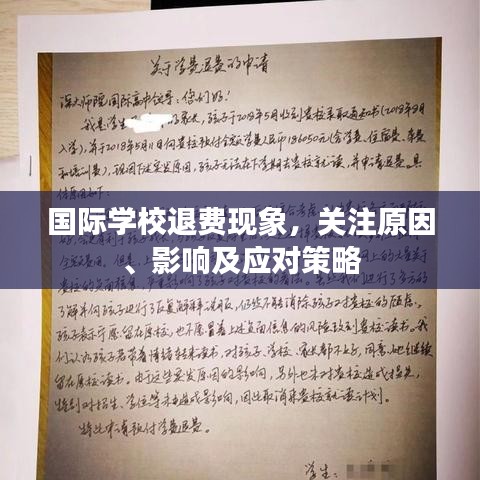 國際學校退費現象，關注原因、影響及應對策略
