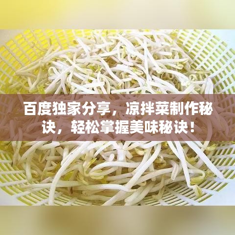 百度獨(dú)家分享，涼拌菜制作秘訣，輕松掌握美味秘訣！
