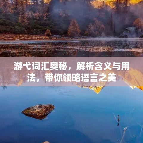 游弋詞匯奧秘，解析含義與用法，帶你領略語言之美