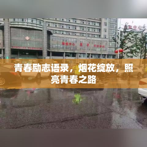 青春勵志語錄，煙花綻放，照亮青春之路