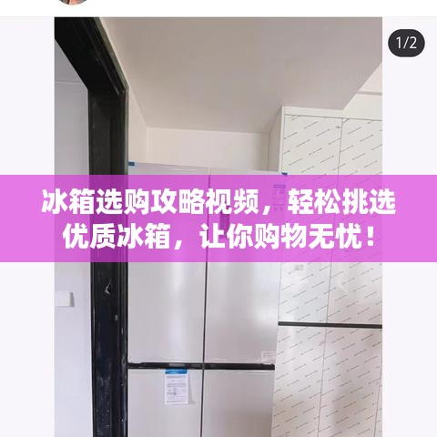 冰箱選購攻略視頻，輕松挑選優質冰箱，讓你購物無憂！