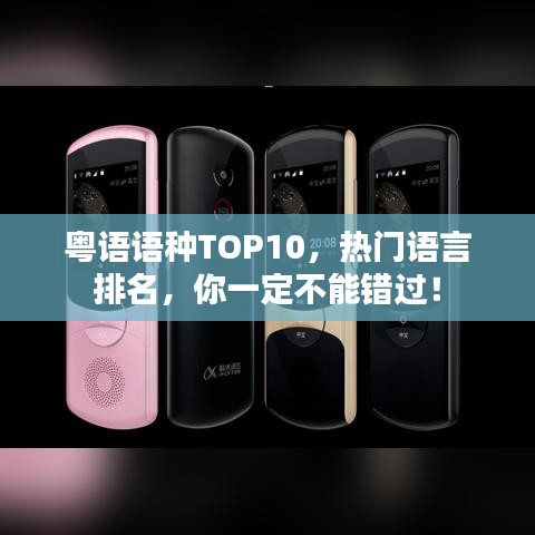 粵語語種TOP10，熱門語言排名，你一定不能錯過！