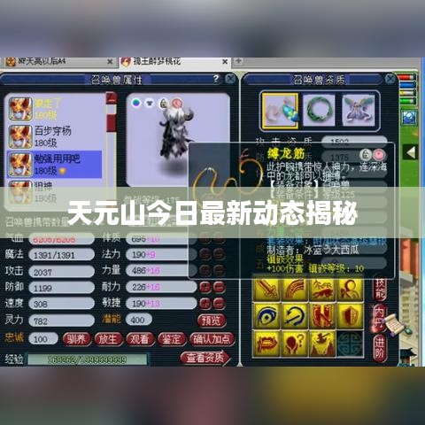 天元山今日最新動(dòng)態(tài)揭秘