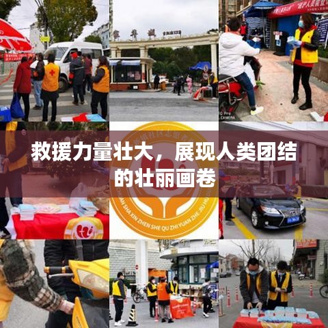 救援力量壯大，展現人類團結的壯麗畫卷