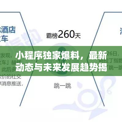 小程序獨家爆料，最新動態與未來發展趨勢揭秘